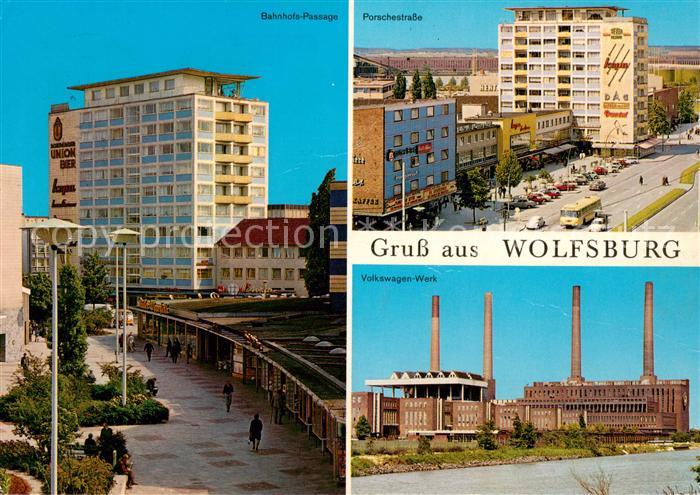 Wolfsburg Bahnhofs Passage Porschestrasse VW Werk