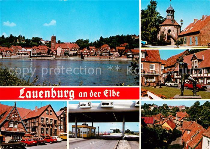 Lauenburg Elbe Unterstadt Schlossturm Rufer Altes Haus Zoll