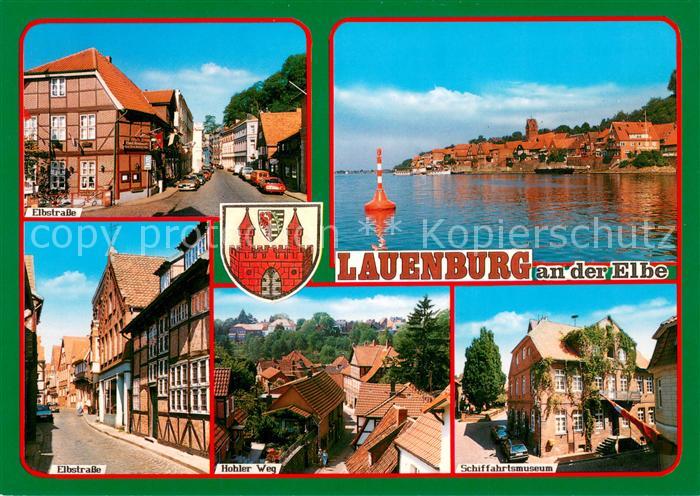Lauenburg Elbe Elbstrasse Elbepartie Hohler Weg Schiffahrtsmuseum