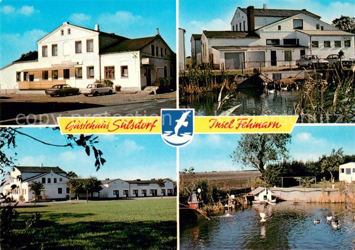 Insel Fehmarn Gaestehaus Suisdorf Teilansichten Schwanenteich
