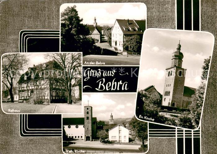 Bebra Rathaus An der Bebra Kath und Ev Kirche