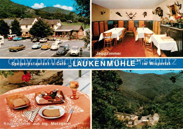 Laukenmuehle Bad Schwalbach Restaurant Cafe Laukenmuehle Jagdzimmer Raeuchertell