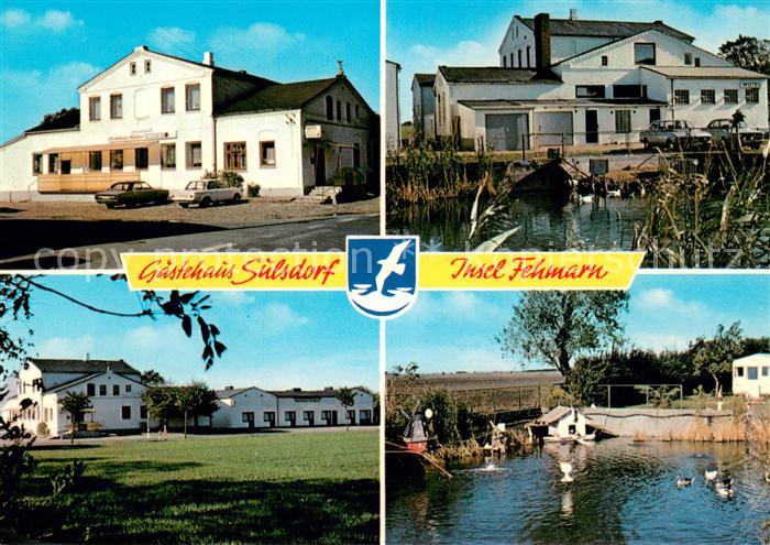 Insel Fehmarn Gaestehaus Sulsdorf Teilansichten Schwanenteich
