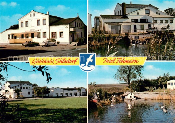 Insel Fehmarn Gaestehaus Sulsdorf Teilansichten Schwanenteich
