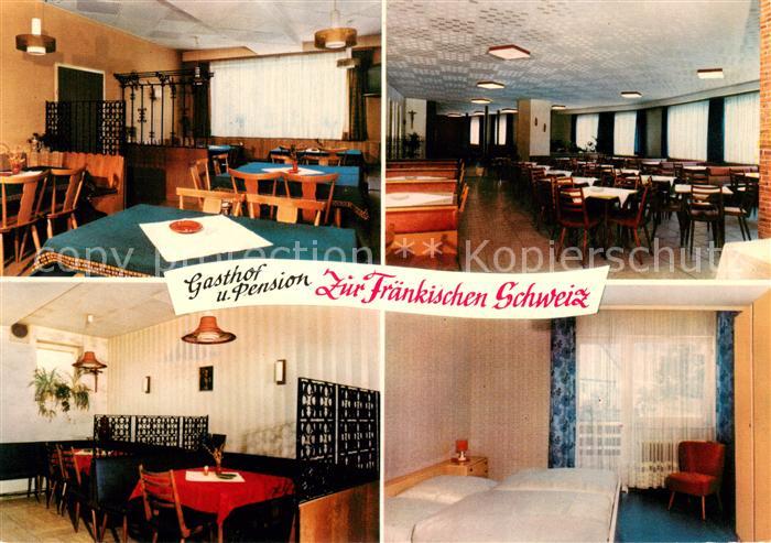 Obertrubach Gasthof Pension Zur Fraenkischen Schweiz Gastraeume Gaestezimmer