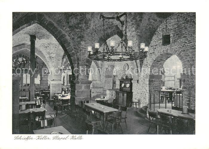 Trier Schieffer Keller Stapel Halle