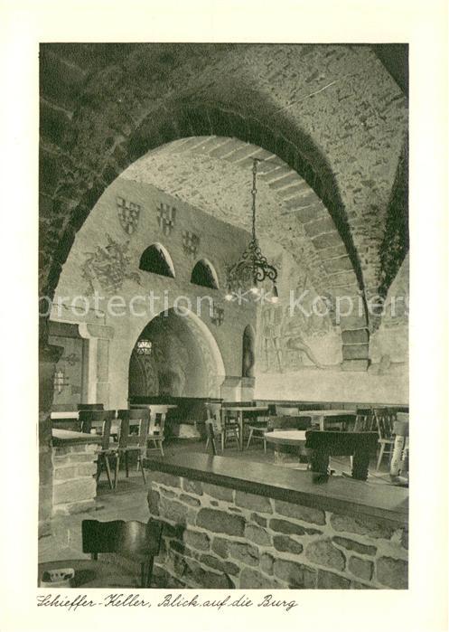 Trier Schieffer Keller Blick auf die Burg