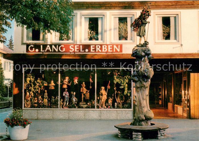 Oberammergau Firma Lang Geschaeftsraeume Kraxentraeger