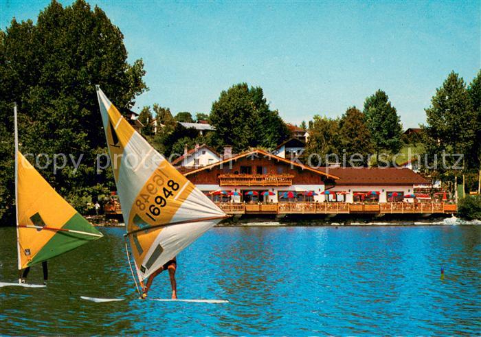 Hopfen See Restaurant Fischerhuette mit grosser Seeterrasse