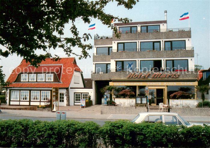 Haffkrug Ostseebad Hotel Maris mit Appartementhaus und Cafe Restaurant Tante Alm