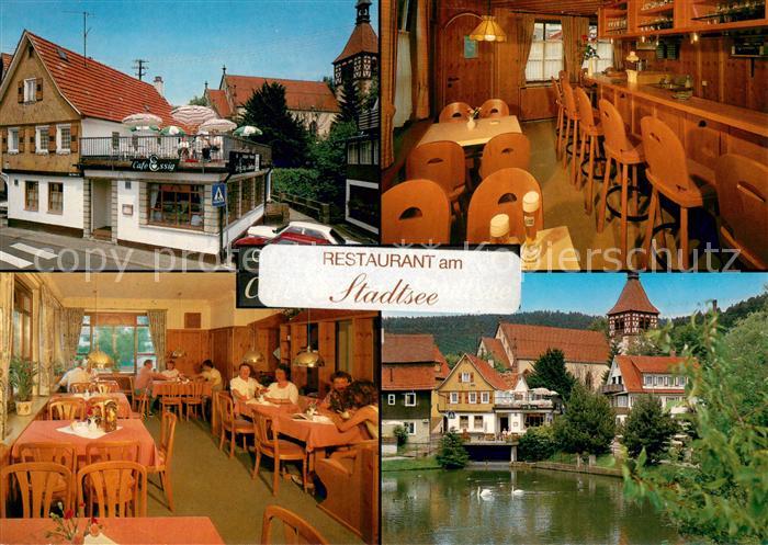 Bad Liebenzell Cafe Essig am Stadtsee Bar Gaststube