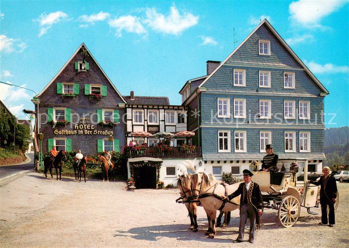 Solingen Hotel in der Strassen Pferdekutsche