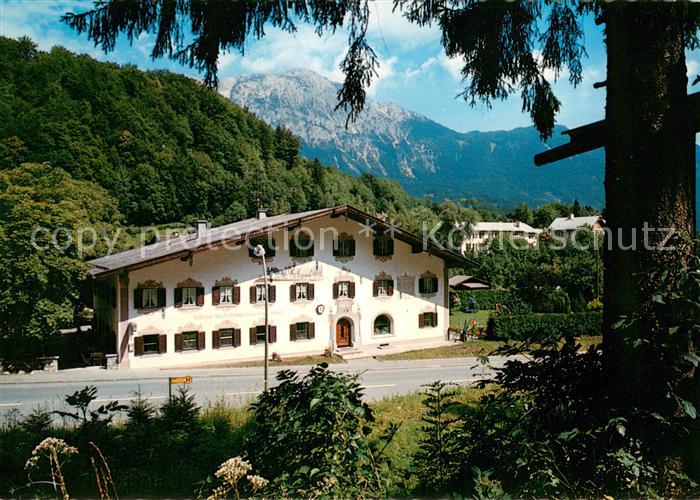 Karlstein Oberbayern Gasthof Moserwirt mit Hochstaufen