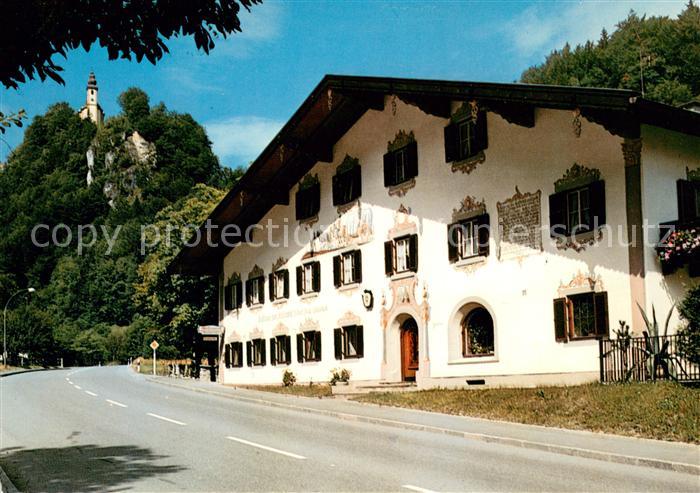 Karlstein Oberbayern Gasthof Moserwirt mit St Pankraz