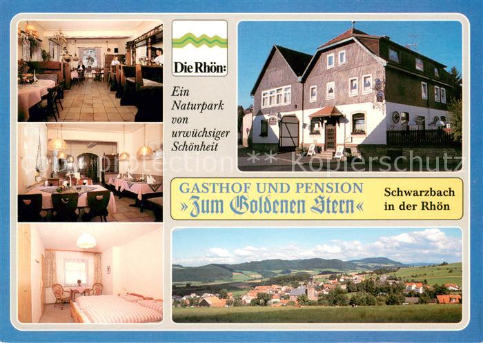 Hofbieber Gasthof Pension Zum Goldenen Stern Gastraeume Zimmer Panorama