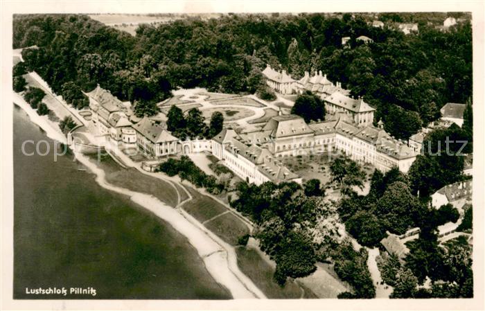 Pillnitz Lustschloss Pillnitz Fliegeraufnahme
