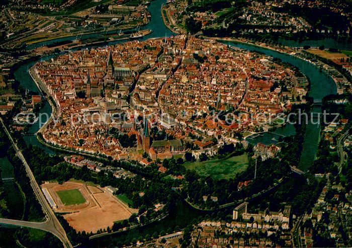 Luebeck Fliegeraufnahme