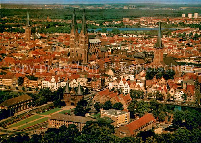 Luebeck Fliegeraufnahme
