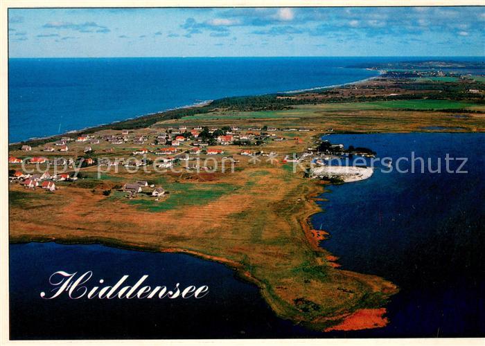 Neuendorf Hiddensee Fliegeraufnahme