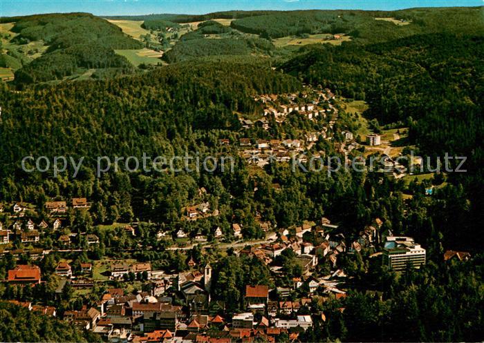 Triberg Schwarzwald Fliegeraufnahme