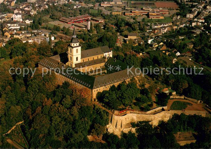 Siegburg Benediktinerabtei St Michael Fliegeraufnahme