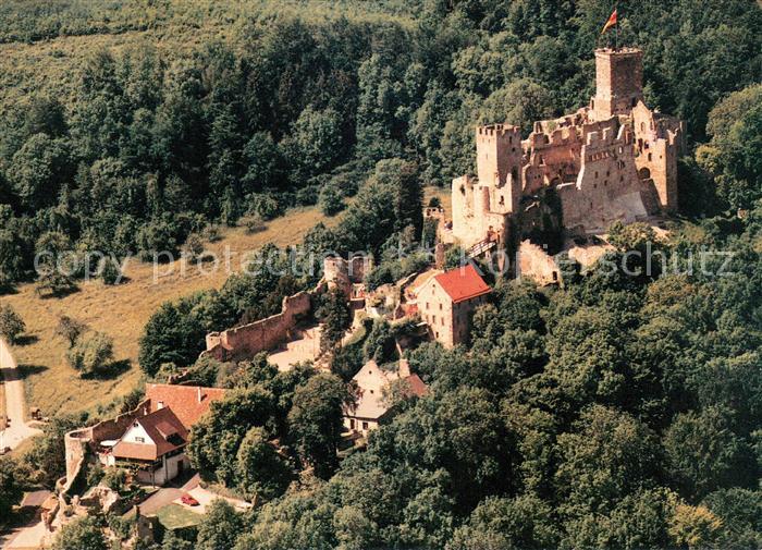 Haagen Loerrach Burgruine Roetteln Fliegeraufnahme