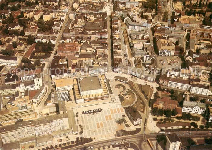 Gera Zentrum Fliegeraufnahme