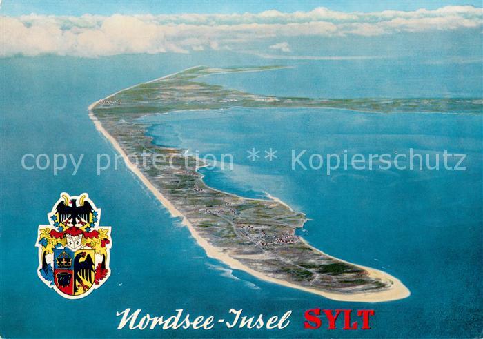 Insel Sylt Fliegeraufnahme