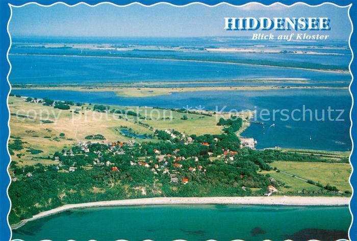Insel Hiddensee Fliegeraufnahme mit Kloster