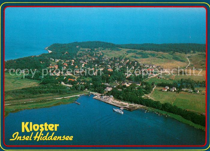 Kloster Hiddensee Fliegeraufnahme