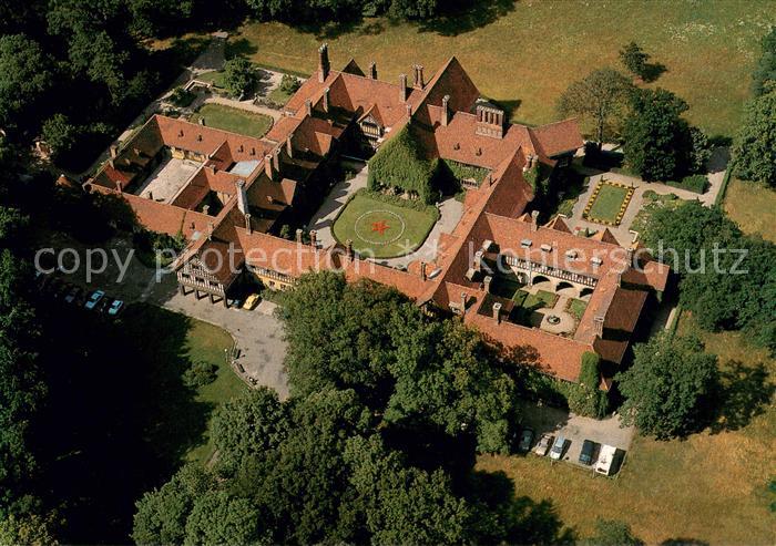 Potsdam Schloss Cecilienhof Neuer Garten Fliegeraufnahme