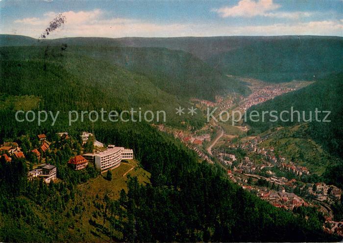Wildbad Schwarzwald Fliegeraufnahme