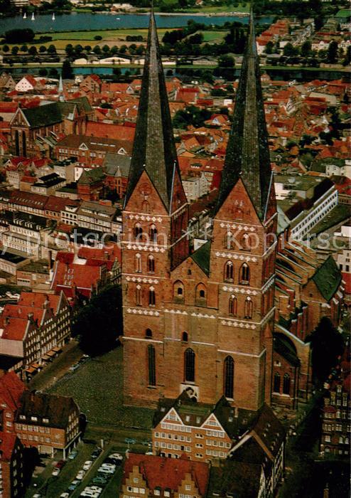 Luebeck St Marien Fliegeraufnahme