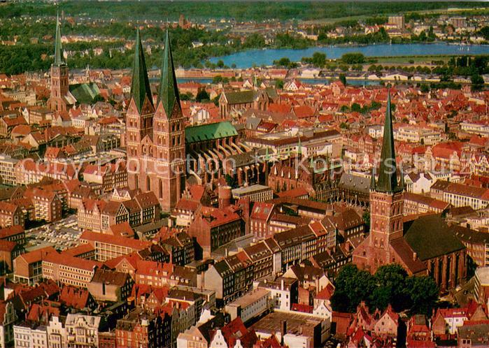 Luebeck Fliegeraufnahme