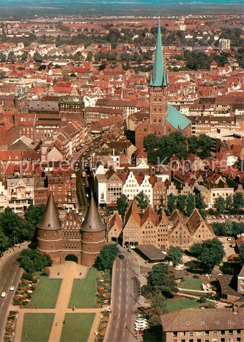 Luebeck Fliegeraufnahme