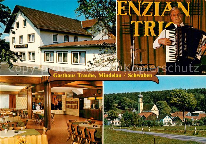 Mindelau Gasthaus Traube Gaststube Enzian Trio Singender Wirt Xaver Schropp