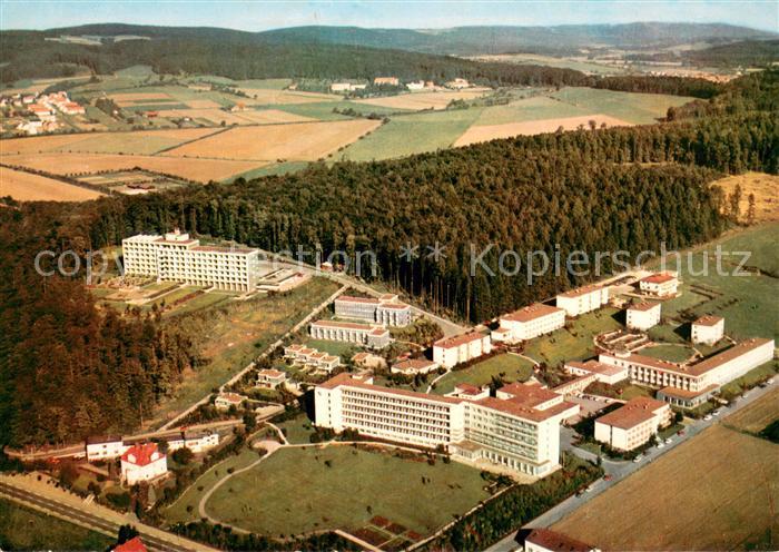 Bad Driburg Sanatorium Berlin BfA und Fachklinik Rosenberg LVA Fliegeraufnahme