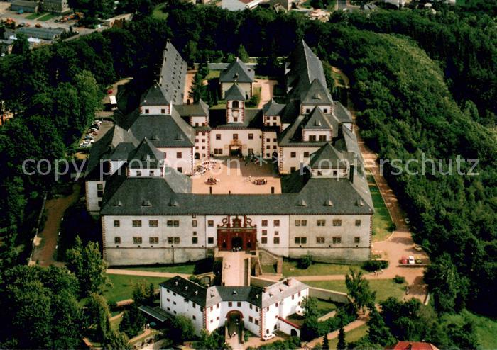Augustusburg Schloss Augustusburg Fliegeraufnahme