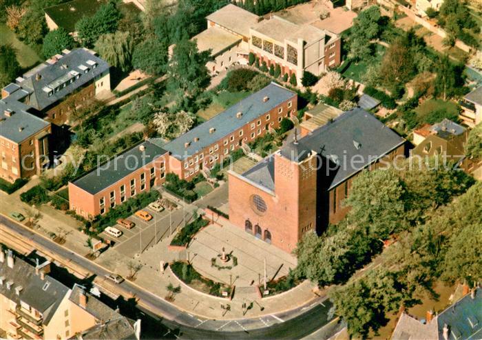 Bonn Rhein Pfarrzentrum St Joseph Fliegeraufnahme