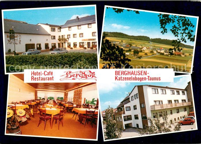 Berghausen Katzenelnbogen Hotel Cafe Restaurant Berghof Panorama Gaststube