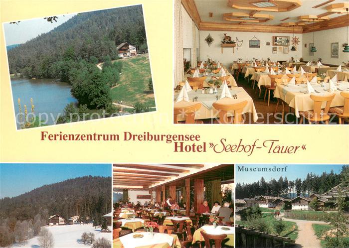 Tittling Ferienzentrum Dreiburgensee Hotel Seehof Tauer Gastraeume Museumsdorf