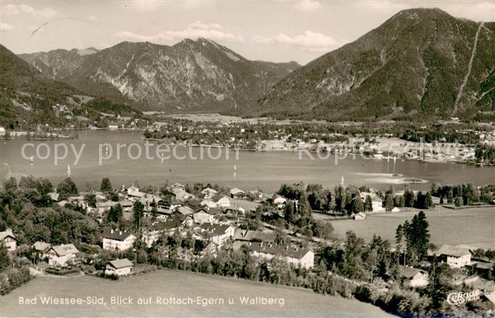 Bad Wiessee Fliegeraufnahme mit Rottach Egern und Wallberg