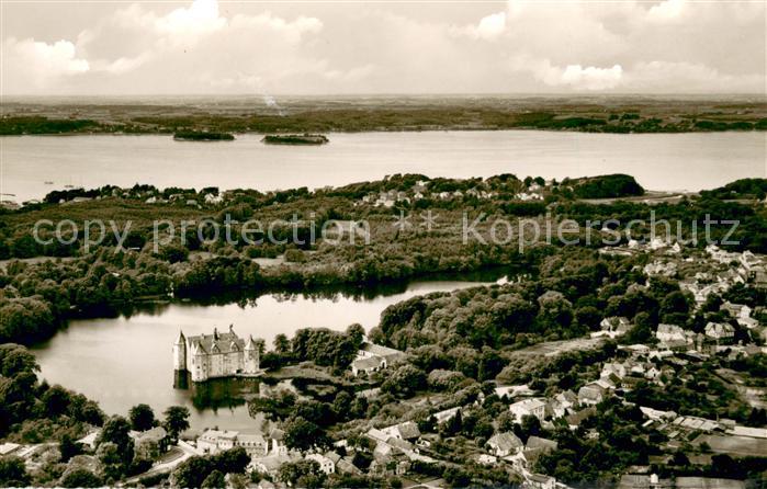 Gluecksburg Ostseebad Fliegeraufnahme mit Schloss