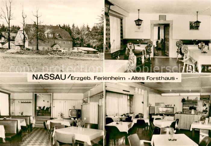 Nassau Erzgebirge Altes Forsthaus Gastraeume