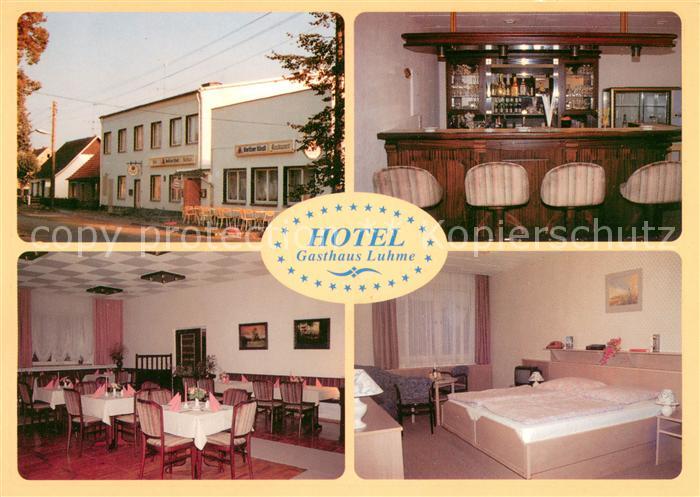 Luhme Hotel Gasthaus Luhme Bar Gaststube Zimmer