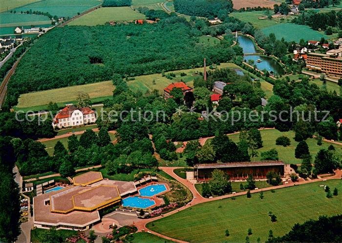 Bad Sassendorf Thermalbad mit Gradierwerk Fliegeraufnahme