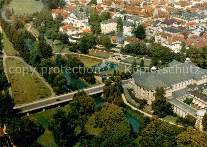 Bad Kissingen Regentenbau mit Rosengarten Fliegeraufnahme