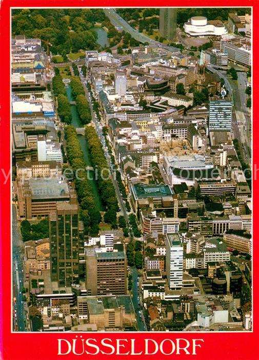 Duesseldorf Koenigsallee Fliegeraufnahme