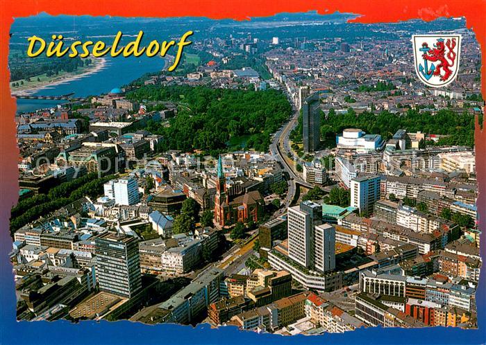 Duesseldorf Fliegeraufnahme