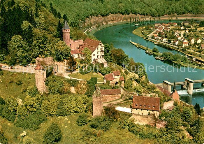 Hirschhorn Neckar Fliegeraufnahme
